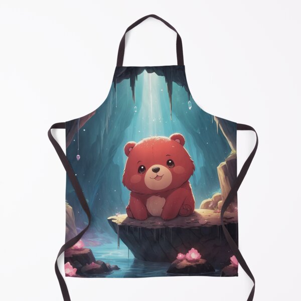 Item preview, Kawaii teddy bear in a cave designed and sold by MerlinWear.