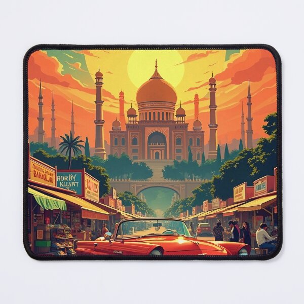 Item preview, Retro Pop Art Poster of Kabul | Colorful Afghanistan Wall Art | Vintage Cityscape | Kabul Travel Decor | Bold Urban Aesthetic designed and sold by PaintedPixels01.