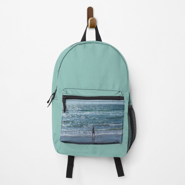 Item preview, BEACHCOMBER PADDLING IN CORNWALL IN SPARKLING SEA designed and sold by Richard Brookes Photography.