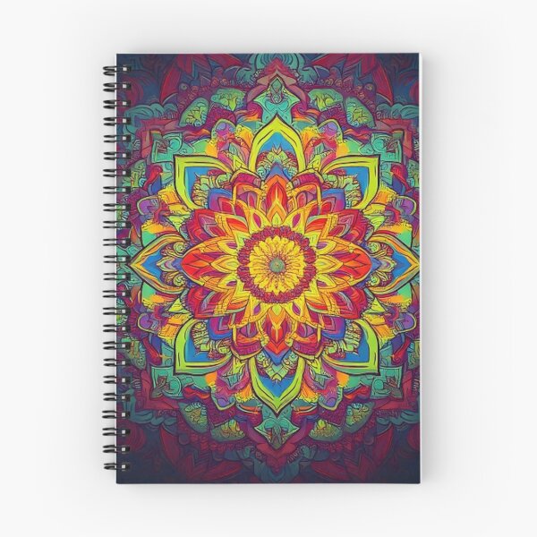 Item preview, Very Trippy Mandala Pattern – Psychedelic Yoga Art for Mindful Vibes designed and sold by CattlettArt.