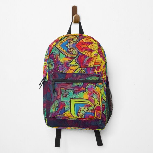 Item preview, Very Trippy Mandala Pattern – Psychedelic Yoga Art for Mindful Vibes designed and sold by CattlettArt.