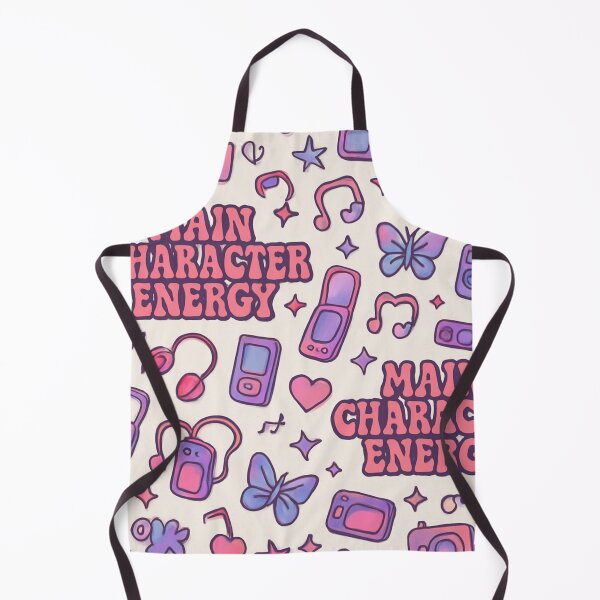 Item preview, Main Character Energy Repeating Pattern Y2K Aesthetic Design designed and sold by Designeerguy.
