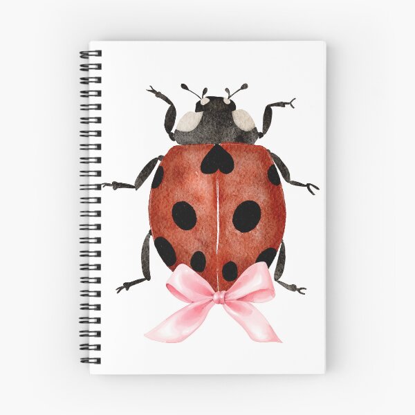 Item preview, Ladybug with Pink Bow – Coquette Cottagecore Spring Aesthetic designed and sold by DivinePassion.