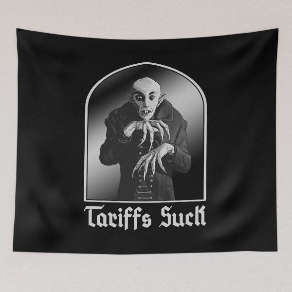 Item preview, Tariffs Suck Funny Anti Tarriff Count Orlok Nosferatu Resist  designed and sold by Bad Kitty Designz.