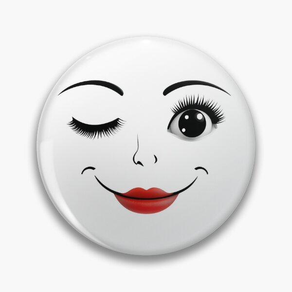 Item preview, smiley face with a wink designed and sold by AliKwStore.
