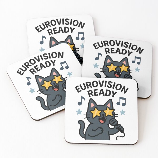Item preview, Eurovision Ready – Singing Star Cat Design designed and sold by Lacritsa .