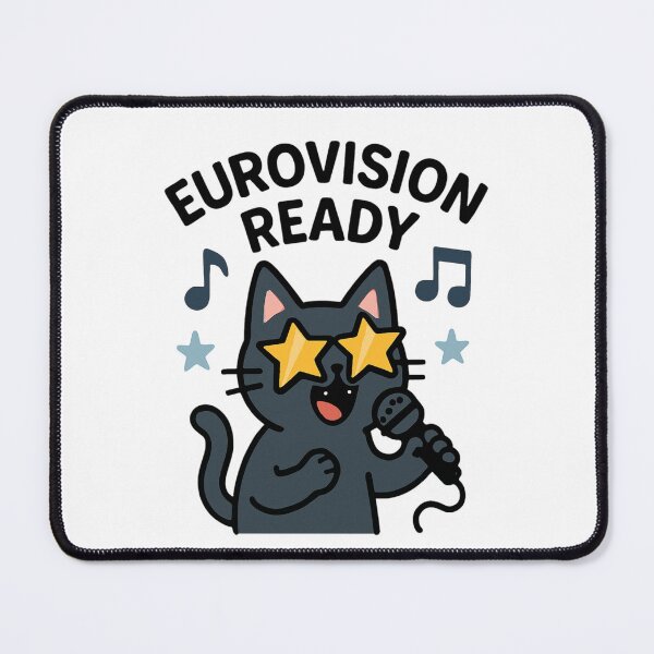 Item preview, Eurovision Ready – Singing Star Cat Design designed and sold by Lacritsa .