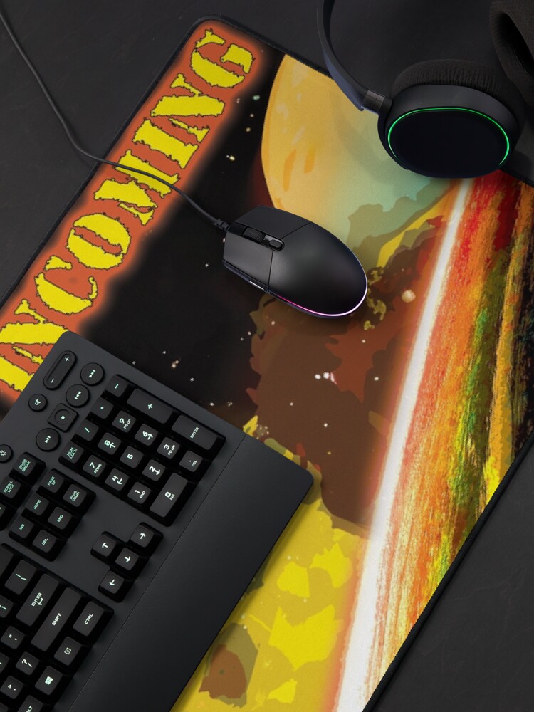 Aperçu 4 sur 5. Tapis de souris avec l'œuvre La démocratie arrive ! créée et vendue par DarkwingDave.