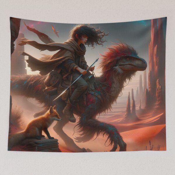 Item preview, Crysethe braves the desert. designed and sold by SkyeWizardry.