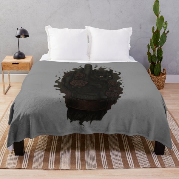 Item preview, Gothic Black Cat & Roses Art – Rebellious Charm designed and sold by Ironzoulz.