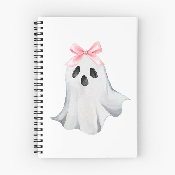 Item preview, Cute Ghost with Pink Bow – Coquette Halloween & Summerween Aesthetic designed and sold by DivinePassion.