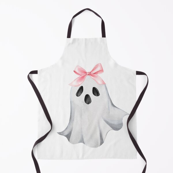Item preview, Cute Ghost with Pink Bow – Coquette Halloween & Summerween Aesthetic designed and sold by DivinePassion.