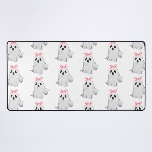 Item preview, Cute Ghost with Pink Bow – Coquette Halloween & Summerween Aesthetic designed and sold by DivinePassion.