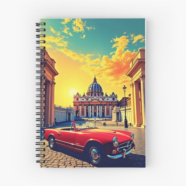 Item preview, Vatican City Retro Pop Art Poster | Vibrant Cityscape Wall Art | Travel-Inspired Vatican Decor | Bold European Art Print | Colorful Italy Landmark Design designed and sold by PaintedPixels01.