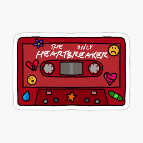 Item preview, mitski the only heartbreaker sticker designed and sold by erynsairpods.