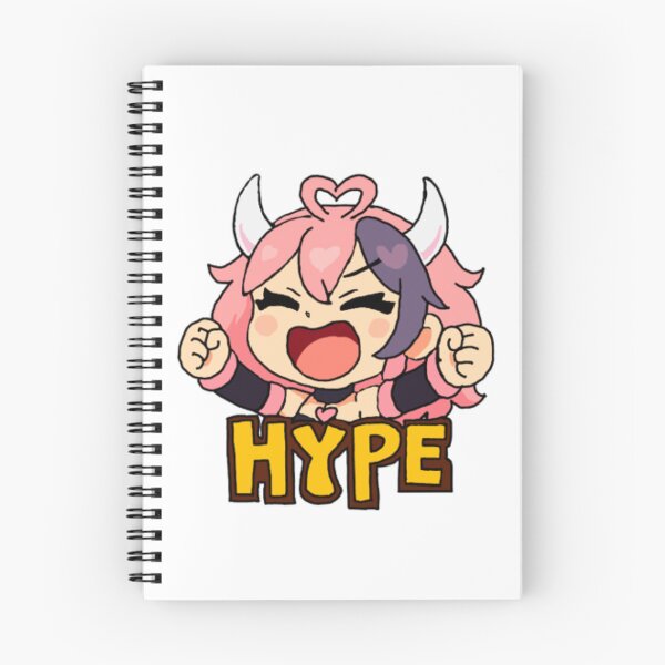 Item preview, Ironmouse Mario Party Style Sticker "HYPE" designed and sold by Fresh Oshi Pressed.