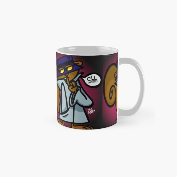 Grand mug porte, champignon écureuil