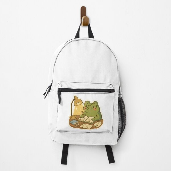 Item preview, Late Night Studying with Frog designed and sold by SnugBugz.