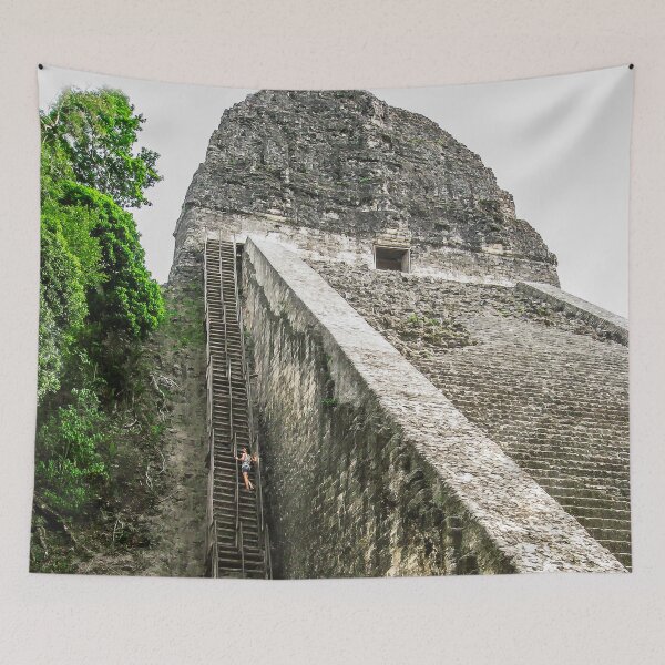Item preview, Climbing the Pyramid in Tikal, Guatemala designed and sold by heatherfriedman.