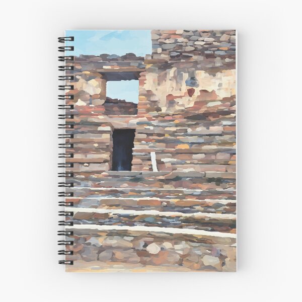 Item preview, Illustration of the Cockfighting Arena in Real de Catorce designed and sold by escarabajdesign.