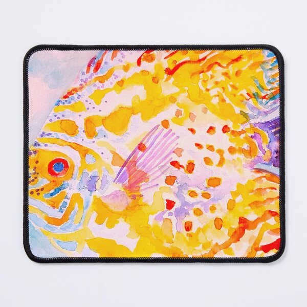 Item preview, Fish Watercolor Painting Colourful Bright designed and sold by Sarah  Rajkotwala.