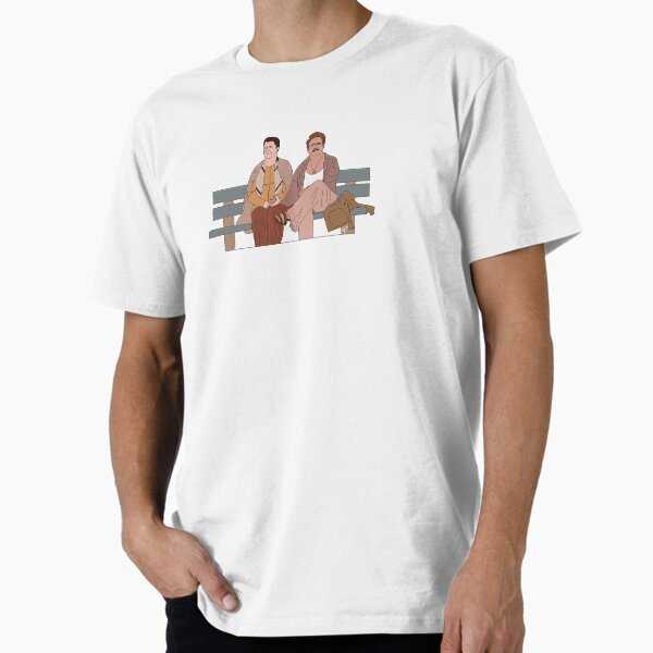 Item preview, Armand and Albert on a Bench designed and sold by ChaosFlamingo.