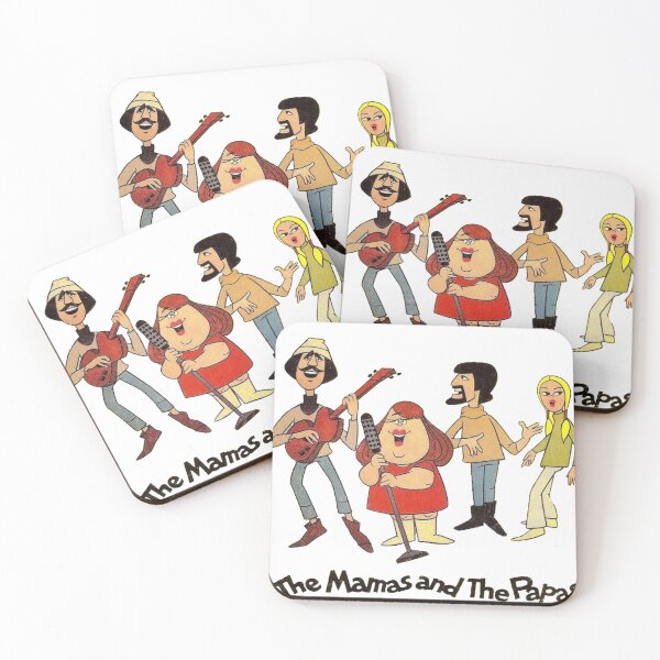 Item preview, The Mamas and the Papas cartoon designed and sold by CDONNELLY1975.