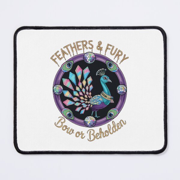 Item preview, Glam Peacock Diva Art – Feathers & Fury Statement Design designed and sold by WildlifeInc.