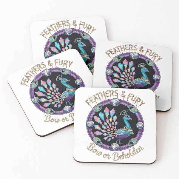 Item preview, Glam Peacock Diva Art – Feathers & Fury Statement Design designed and sold by WildlifeInc.
