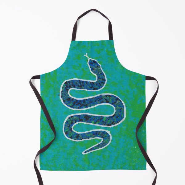 Item preview, Jungle Dusk Abstract Snake designed and sold by KinderSnakeArt.