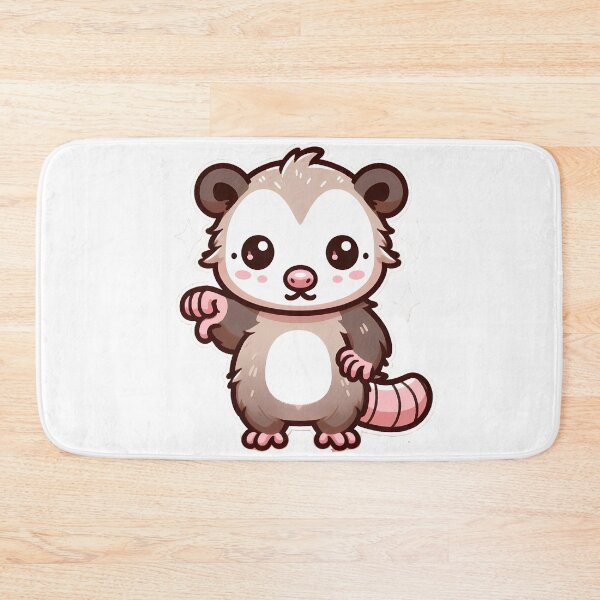 Item preview, Cute Kawaii Possum Giving a Thumbs Down – Funny Sassy Animal Design designed and sold by DT creations.