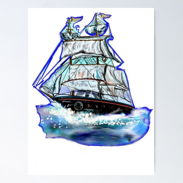 Item preview,  Caribbean Clipper  designed and sold by Tiki Teez.