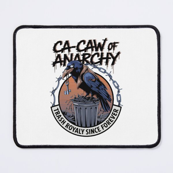 Item preview, Edgy Raven Trash Royalty Ca-Caw of Anarchy Design designed and sold by WildlifeInc.