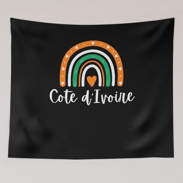 Item preview, Cote d'Ivoire boho rainbow Ivory Coast Independence day cute designed and sold by snowry.