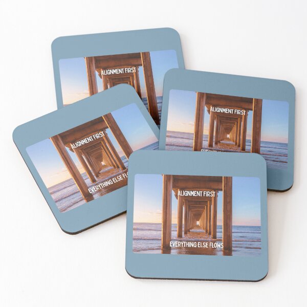 Item preview,  Alignment First Ocean Pier | Spiritual Quote Photography Art designed and sold by LUV963.