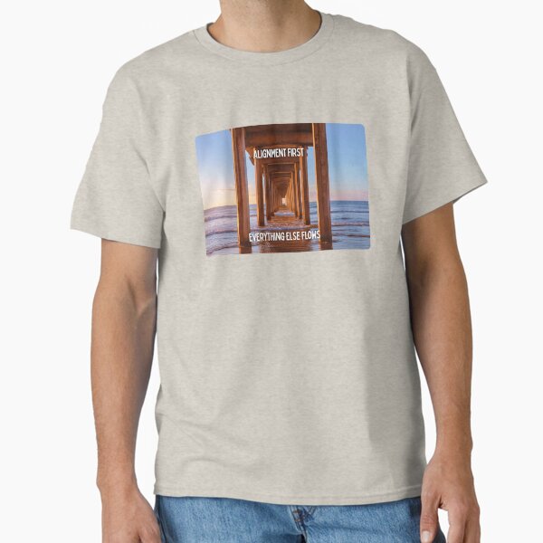 Item preview,  Alignment First Ocean Pier | Spiritual Quote Photography Art designed and sold by LUV963.