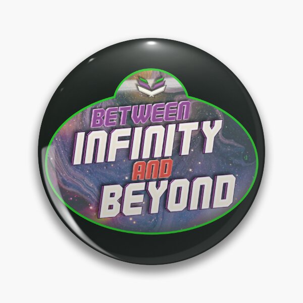 Item preview, Between Infinity and Beyond - Buzz Lightyear Inspired Nametag Artwork designed and sold by Park Personalities // The Cast Closet.