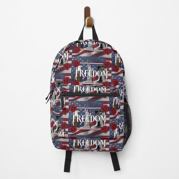 Item preview, Patriotic Freedom with National Symbols Poster designed and sold by All Creative Designer.