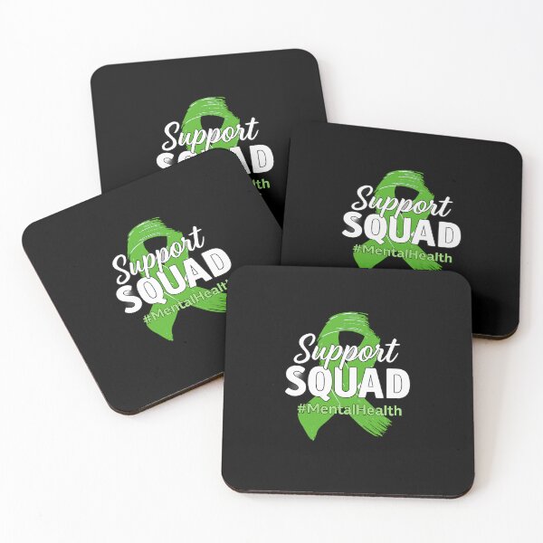 Item preview, Support Squad Mental Health Awareness Lime Green Ribbon designed and sold by facegm.