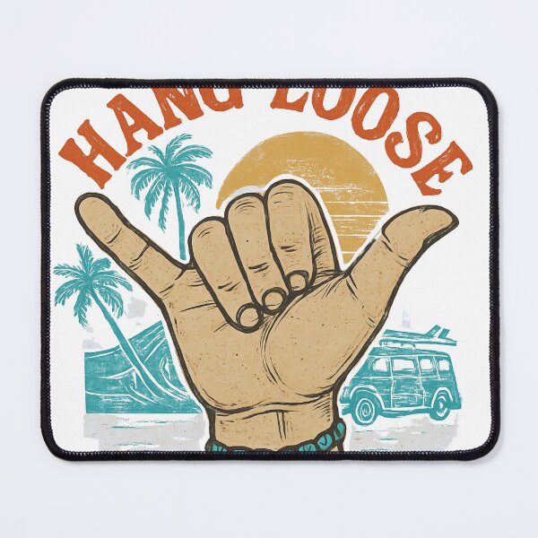 Item preview, Hang Loose Surfing Shaka in Hawaii  designed and sold by KreativKulture.