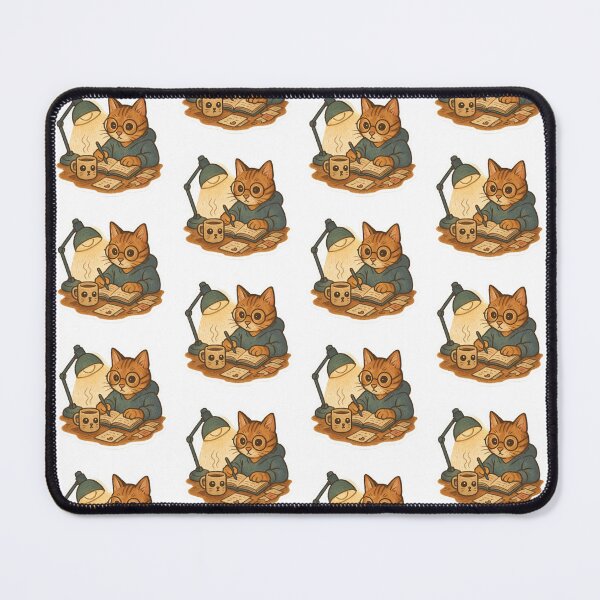 Item preview, Late Night Studying with Cat designed and sold by SnugBugz.