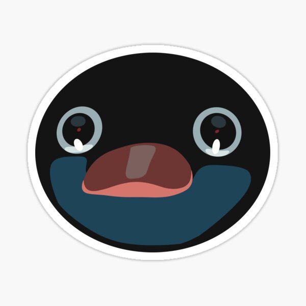 Vista previa del artículo con la obra «Pingu meme», diseñado y vendido por CheylaDesigns.