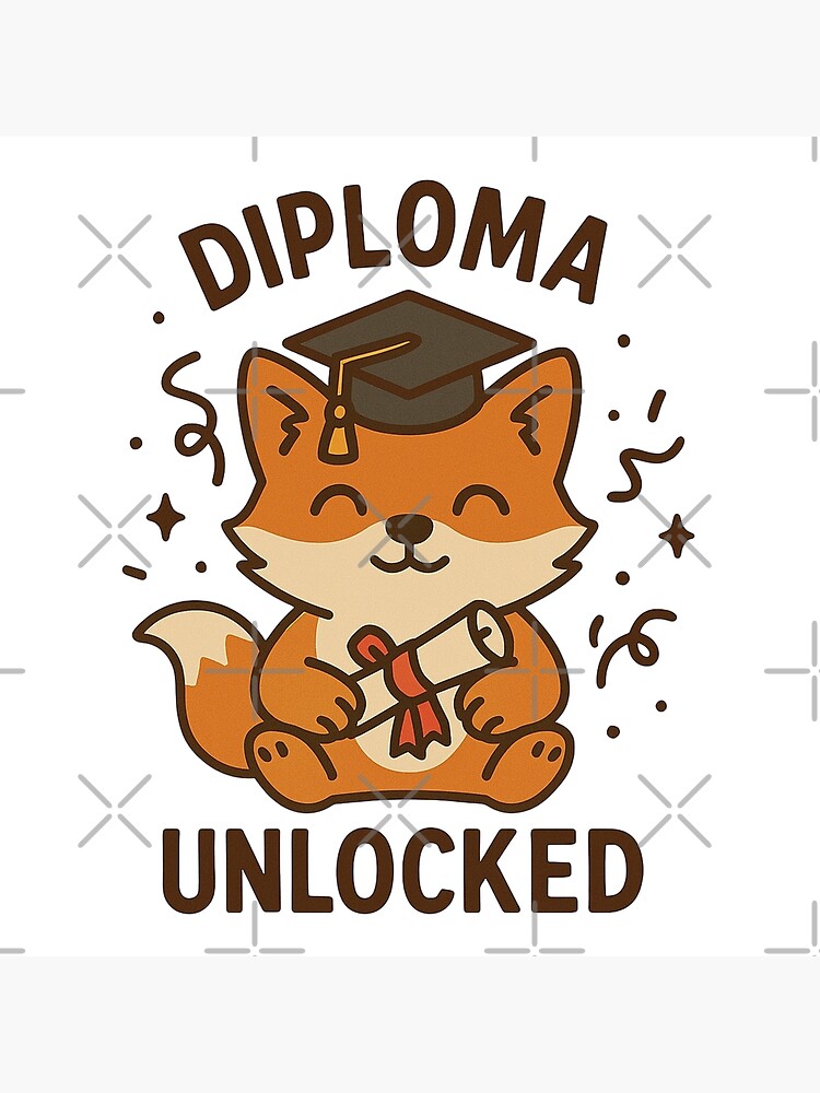 Diploma Unlocked Cute Graduation Fox Design" Greeting Card for Sale by rynasukhanova | Redbubble Diploma Unlocked Cute Graduation Fox Design" Greeting Card for Sale by rynasukhanova | Redbubble