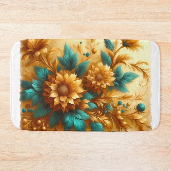 Item preview, Golden Flowers - V4 designed and sold by Anas Arts.