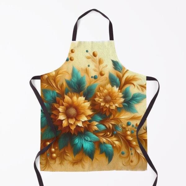 Item preview, Golden Flowers - V4 designed and sold by Anas Arts.