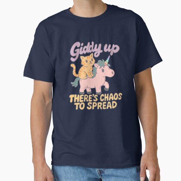 Item preview, Chaotic Cat Rides Unicorn – Giddy Up Chaos Crew designed and sold by Jess.a.creates.