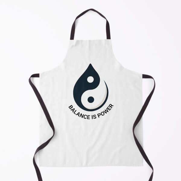 Item preview, "Balance Is Power" Yin Yang, minimalist, Inspirational Quotes, designed and sold by karinasalwaszka.
