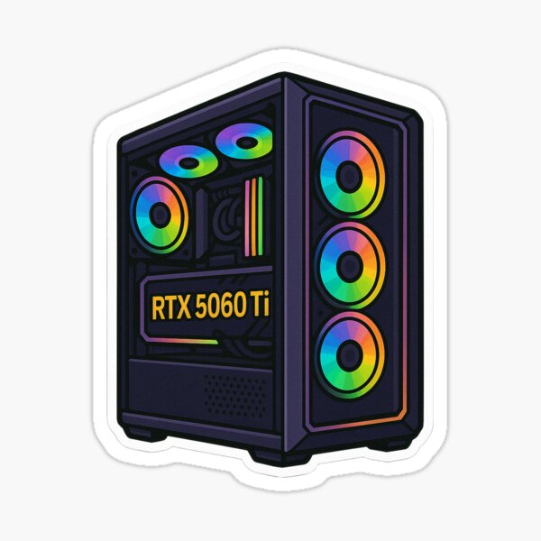Item preview, Gaming rig RGB PC NVIDIA RTX 5060 Ti designed and sold by AL-WADI.