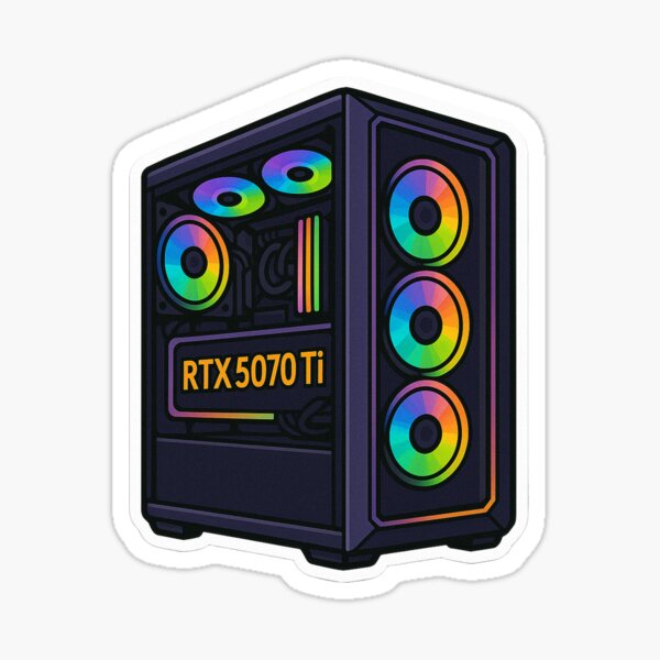 Item preview, Gaming rig RGB PC NVIDIA RTX 5070 Ti designed and sold by AL-WADI.