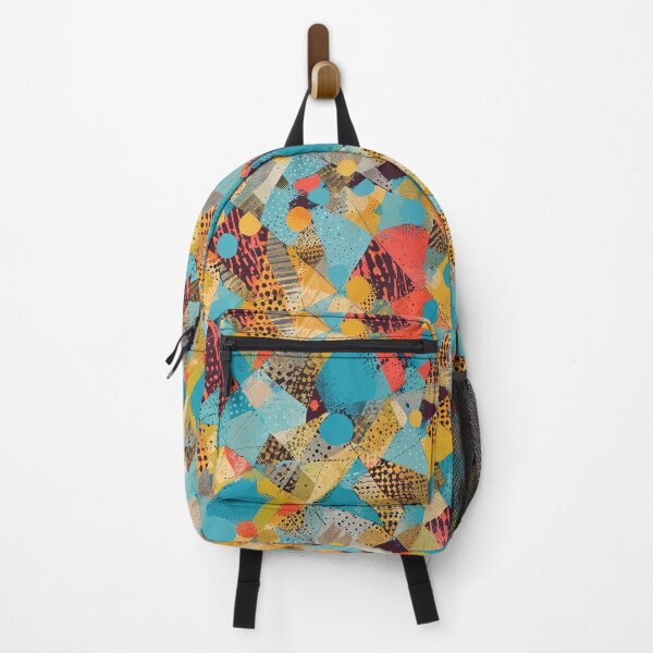 Item preview, Colorful Abstract Geometric Pattern With Bold Shapes and Textures designed and sold by CoolPixels.